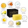 imageVALITIC Brightening Lemon and Turmeric Kojic Acid Soap  Vitamin C Retinol  Original Japanese Complex with Hyaluronic Acid Vitamin E Shea Butter Castile Olive Oil  3 Pack and African Net Sponge2 Pack  Holder