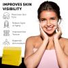 imageVALITIC Brightening Lemon and Turmeric Kojic Acid Soap  Vitamin C Retinol  Original Japanese Complex with Hyaluronic Acid Vitamin E Shea Butter Castile Olive Oil  3 Pack and African Net Sponge3 Pack  African Net