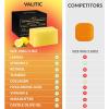 imageVALITIC Brightening Lemon and Turmeric Kojic Acid Soap  Vitamin C Retinol  Original Japanese Complex with Hyaluronic Acid Vitamin E Shea Butter Castile Olive Oil  3 Pack and African Net Sponge2 Pack  Holder