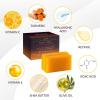imageVALITIC Kojic Acid Vitamin C and Retinol Soap Bars with Turmeric for Dark Spot  Original Japanese Complex Infused with Collagen Hyaluronic Acid and Vitamin E 2 Pack2 Pack Soap  Pair of Turquoise Gloves