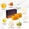 imageVALITIC Kojic Acid Vitamin C and Retinol Soap Bars with Turmeric for Dark Spot  Original Japanese Complex Infused with Collagen Hyaluronic Acid and Vitamin E 2 Pack4 Pack Soap  Pair of Turquoise Gloves