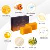 imageVALITIC Kojic Acid Vitamin C and Retinol Soap Bars with Turmeric for Dark Spot  Original Japanese Complex Infused with Collagen Hyaluronic Acid and Vitamin E 2 Pack4 Pack  Holder
