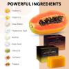 imageVALITIC Papaya and Turmeric Kojic Acid Soap Bar  Dark Spot Corrector Skin Care Cleansing Bar  Infused with Vitamin C Hyaluronic Acid Collagen Retinol Olive Oil  2 Pack2 Pack  2 Pack