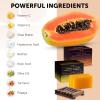 imageVALITIC Papaya and Turmeric Kojic Acid Soap Bar  Dark Spot Corrector Skin Care Cleansing Bar  Infused with Vitamin C Hyaluronic Acid Collagen Retinol Olive Oil  2 Pack2 Pack  2 Pack  Holder