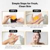imageVALITIC Turmeric Kojic Acid Cleansing Soap Melting Sheets  Dark Spot Corrector Paper Soap  100 Travel Size Facial Exfoliating Sheets With Vitamin C Retinol Collagen  2 PackKojic Paper Soap 2 Pack