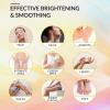 imageValitic 4 Pack Kojic Acid Dark Spot Corrector Soap Bars with Vitamin C Retinol Collagen Turmeric  Original Japanese Complex with Hyaluronic Acid ampamp A Pair of Black Exfoliating Gloves for Body Scrub2 Pack Hyal Soap Bars  Exfoliating Gloves
