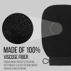 imageValitic Exfoliating Glove Body Scrubber  Exfoliating Mitt Dead Skin Remover Shower Face and Body Exfoliator  Korean Style Skin Scrubber Washcloth  Spray and Self Tan Remover Pair BlackBlack
