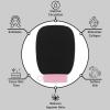 imageValitic Exfoliating Glove Body Scrubber  Exfoliating Mitt Dead Skin Remover Shower Face and Body Exfoliator  Korean Style Skin Scrubber Washcloth  Spray and Self Tan Remover Pair BlackBlack Pink