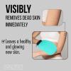 imageValitic Exfoliating Glove Body Scrubber  Exfoliating Mitt Dead Skin Remover Shower Face and Body Exfoliator  Korean Style Skin Scrubber Washcloth  Spray and Self Tan Remover Pair BlackLight Turquoise