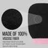imageValitic Exfoliating Glove Body Scrubber  Exfoliating Mitt Dead Skin Remover Shower Face and Body Exfoliator  Korean Style Skin Scrubber Washcloth  Spray and Self Tan Remover Pair BlackBlack Pink