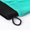 imageValitic Exfoliating Glove Body Scrubber  Exfoliating Mitt Dead Skin Remover Shower Face and Body Exfoliator  Korean Style Skin Scrubber Washcloth  Spray and Self Tan Remover Pair BlackLight Turquoise