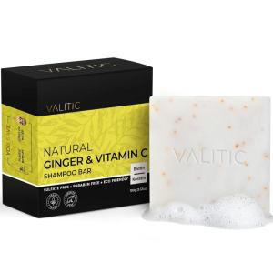 imageVALITIC Rice Water ampamp Argan Oil Shampoo Bar  Strengthens and Promotes Hair Revitalization  SLS ampamp Paraben Free  Vegan Eco Friendly  Natural Vitamin C ampamp Keratin  for all Hair TypesShampoo Bar with Vitamin C